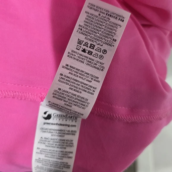 NWT Boden Pink Elsa Midi Tea Dress, Pink, Blue And Orange W/ Buttons - Picture 4 of 13